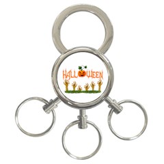 Halloween 3-ring Key Chains by Valentinaart