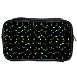 Splatter Abstract Dark Pattern Toiletries Bags 2-Side Front