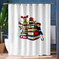 Back To School Shower Curtain 60  X 72  (medium)  by Valentinaart