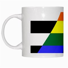 Straight Ally Flag White Mugs by Valentinaart