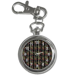 Bamboo Pattern Key Chain Watches by ValentinaDesign