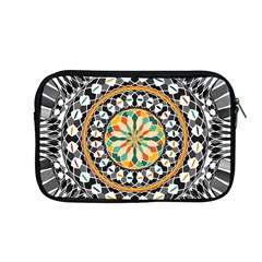 High Contrast Mandala Apple Macbook Pro 13  Zipper Case by linceazul