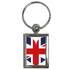 Uk Flag United Kingdom Key Chains (rectangle)  by Nexatart