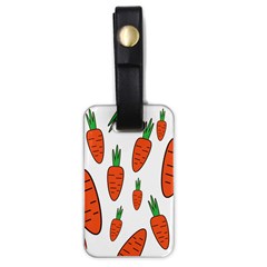 Fruit Vegetable Carrots Luggage Tags (one Side)  by Mariart