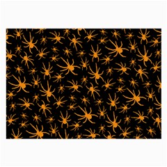 Halloween Spiders Large Glasses Cloth (2-side) by iCreate