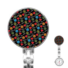 Pattern Halloween Peacelovevampires  Icreate Stainless Steel Nurses Watch by iCreate