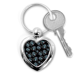 Pattern Halloween Zombies Brains Key Chains (heart)  by iCreate