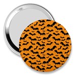 Pattern Halloween Bats  Icreate 3  Handbag Mirrors Front