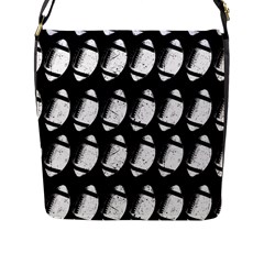 Footballs Icreate Flap Messenger Bag (l)  by iCreate