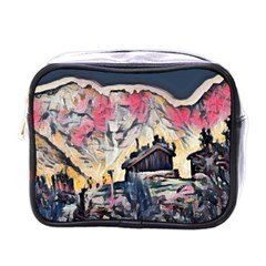 Modern Abstract Painting Mini Toiletries Bags by NouveauDesign