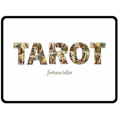 Tarot Fortune Teller Fleece Blanket (large)  by Valentinaart