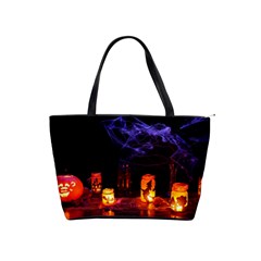 Awaiting Halloween Night Shoulder Handbags by gothicandhalloweenstore