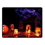 Awaiting Halloween Night Fleece Blanket (Small) 50 x40  Blanket Front