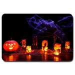 Awaiting Halloween Night Large Doormat  30 x20  Door Mat