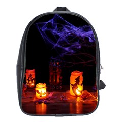 Awaiting Halloween Night School Bag (large) by gothicandhalloweenstore