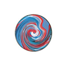 Red And Blue Rounds Hat Clip Ball Marker (4 Pack) by berwies