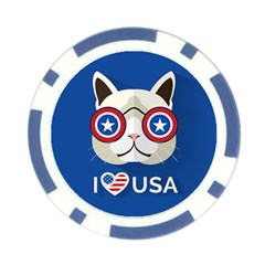 Usa Lips Poker Chip by Wanni