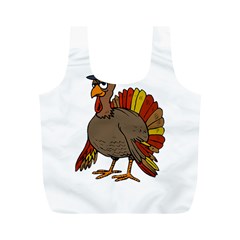 Thanksgiving Turkey  Full Print Recycle Bags (m)  by Valentinaart