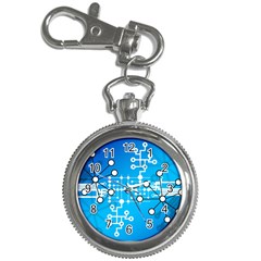 Block Chain Data Records Concept Key Chain Watches by Celenk