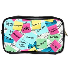 Stickies Post It List Business Toiletries Bags 2-side by Celenk