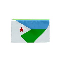 Heart Love Flag Djibouti Star Cosmetic Bag (xs)