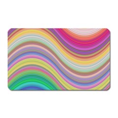 Wave Background Happy Design Magnet (rectangular) by Celenk