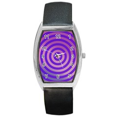 Circle Target Focus Concentric Barrel Style Metal Watch by Celenk