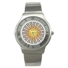 Abstract Art Modern Abstract Stainless Steel Watch by Celenk