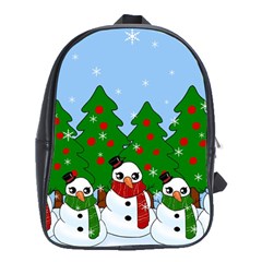 Kawaii Snowman School Bag (xl)