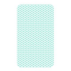 Tiffany Aqua Blue Lipstick Kisses On White Memory Card Reader by PodArtist