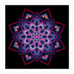 Mandala Circular Pattern Medium Glasses Cloth (2-side) by Celenk