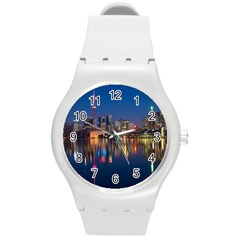 Buildings Can Cn Tower Canada Round Plastic Sport Watch (m) by Celenk