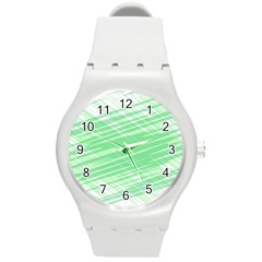 Dirty Dirt Structure Texture Round Plastic Sport Watch (m) by Celenk