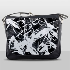 Broken Glass  Messenger Bags by berwies