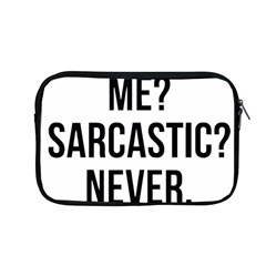 Me Sarcastic Never Apple Macbook Pro 13  Zipper Case by FunnyShirtsAndStuff