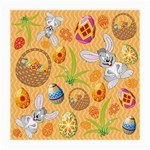 Easter Bunny And Egg Basket Medium Glasses Cloth (2-Side) Back