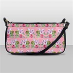 Floral Pattern Shoulder Clutch Bags Front