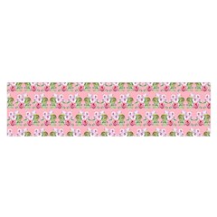 Floral Pattern Satin Scarf (oblong) by SuperPatterns