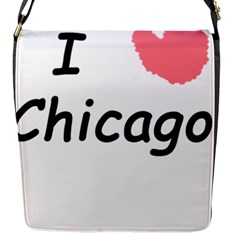 I Heart Chicago  Flap Messenger Bag (s) by SeeChicago