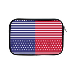 American Flag Patriot Red White Apple Ipad Mini Zipper Cases by Celenk