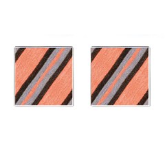 Fabric Textile Texture Surface Cufflinks (square) by Celenk