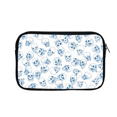 A Lot Of Skulls Blue Apple Macbook Pro 13  Zipper Case by jumpercat