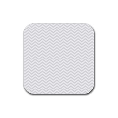 Light Chevron Rubber Coaster (square)  by jumpercat