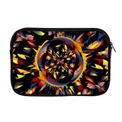 Spiky Abstract Apple Macbook Pro 17  Zipper Case by linceazul