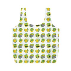 St Patrick S Day Background Symbols Full Print Recycle Bags (m)  by BangZart