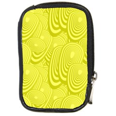 Yellow Oval Ellipse Egg Elliptical Compact Camera Cases by BangZart