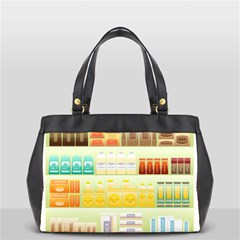 Supermarket Shelf Coffee Tea Grains Office Handbags (2 Sides)  by Celenk