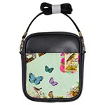 collage Girls Sling Bags Front