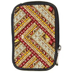 Ethnic Pattern Styles Art Backgrounds Vector Compact Camera Cases by Celenk