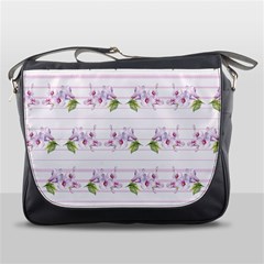 Floral Pattern Messenger Bags by SuperPatterns